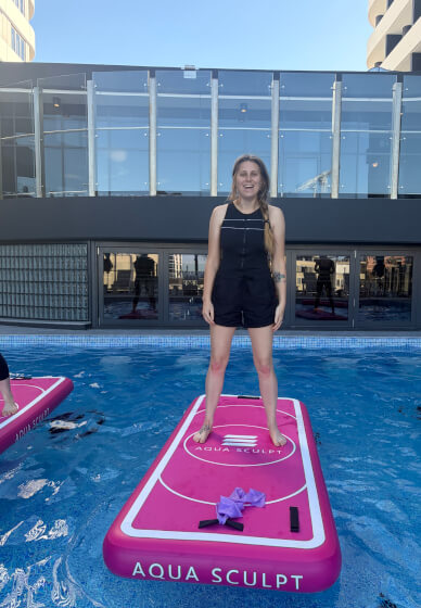 Aqua Sculpt Floating Pilates Class