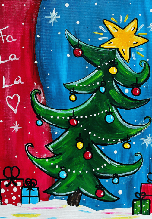 Baubles, Bends and Christmas Shenanigans Paint Workshop
