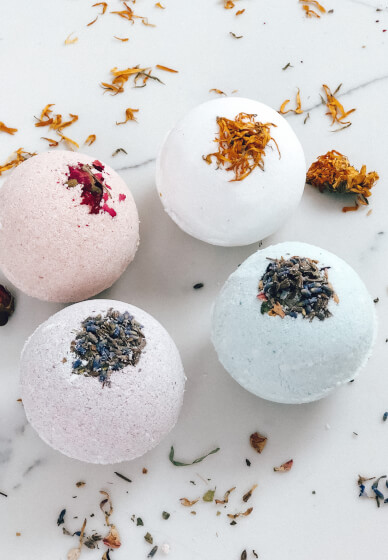 Botanical and Geode Bath Bomb Class with High Tea