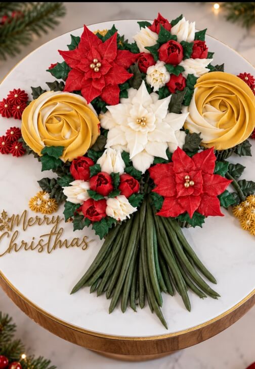 Christmas Buttercream Bouquet Masterclass