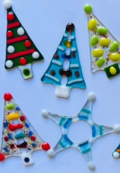 Christmas Fused Glass Decorations Workshop