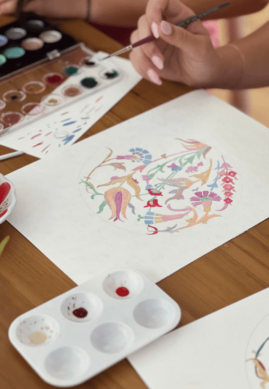 Advanced Classical Islamic Illumination Workshop