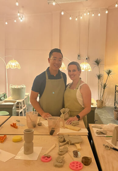 Clay and Sip Pottery Class