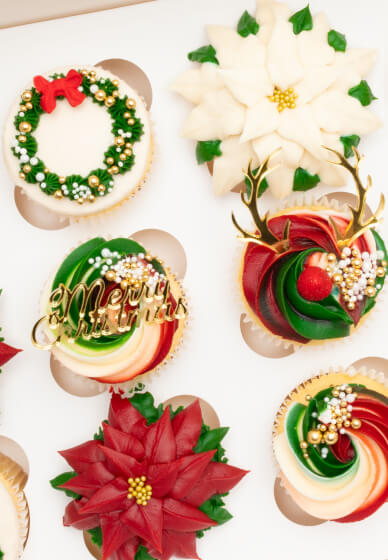 Deck the Halls Cupcake Class