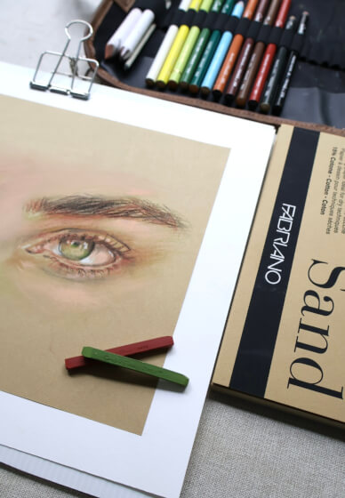 Draw Realistic Eyes with Soft Pastels: Art Workshop