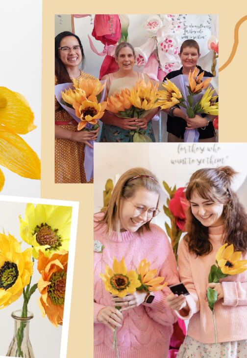 Everlasting Sunflower Trio Workshop
