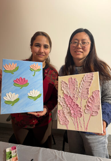 Floral Textured Art Workshop