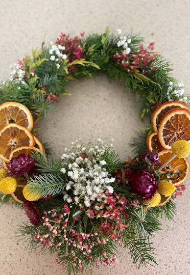Fresh Australian Native Wreath Making Workshop