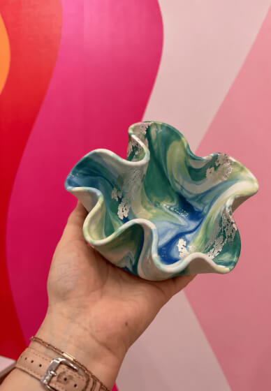Frilly Clay Bowl Workshop