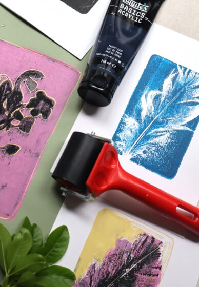 Gelli Plate Printmaking Workshop: Botanicals in Acrylic