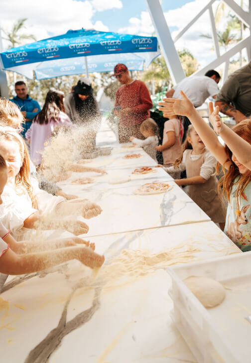 Kids Christmas Pizza Making Class - Enzo's Cucina Macarthur