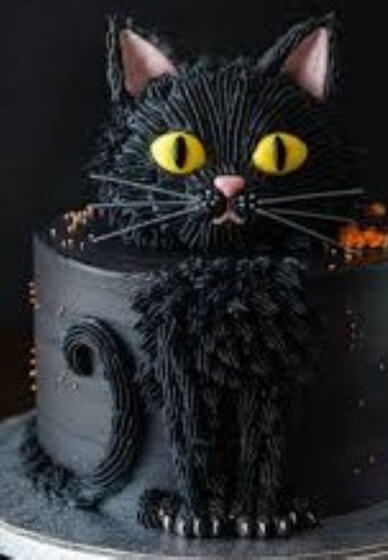 Kids Only Spooky and Sweet: Halloween Black Cat Cake Workshop