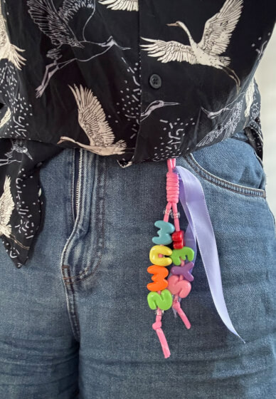 Make Your Own Beaded Name Keychain Workshop