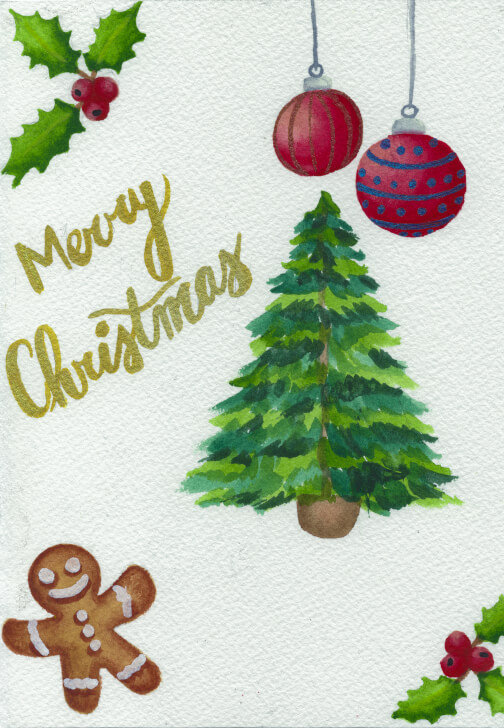 Merry Christmas Watercolour Workshop