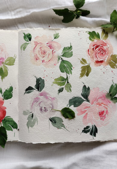 One-on-One Watercolour Floral Class