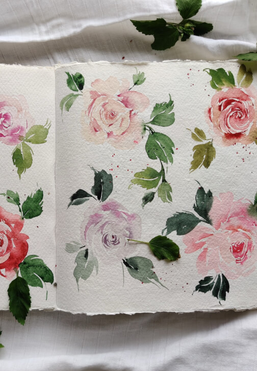 One-on-One Watercolour Floral Class