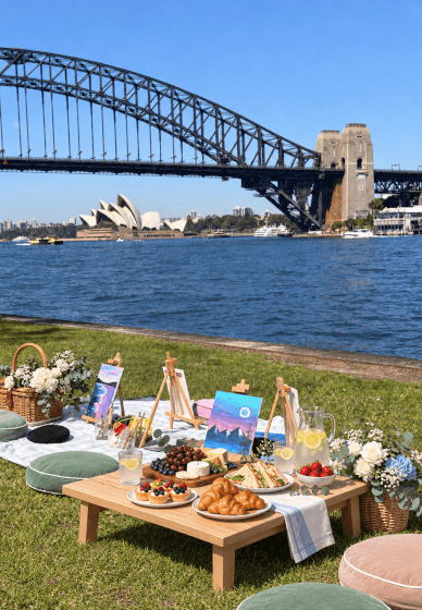 Paint and Sip Picnic: Outdoor Art Experience