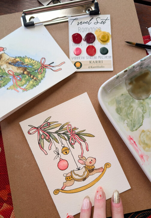 Paint Your Own Christmas Cards Workshop