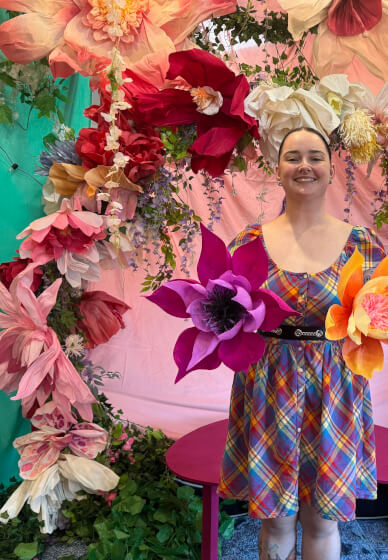 Large Hanging Paper Flower Making Class