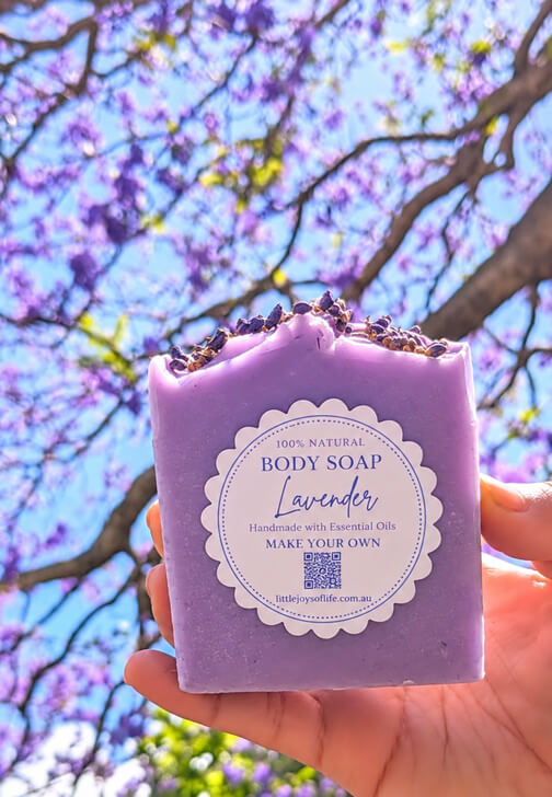 Pour a Purple Soap Under Jacaranda: Lavender Soap Making Class