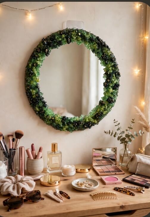 Resin Crystal Mirror Making Class for Beginners