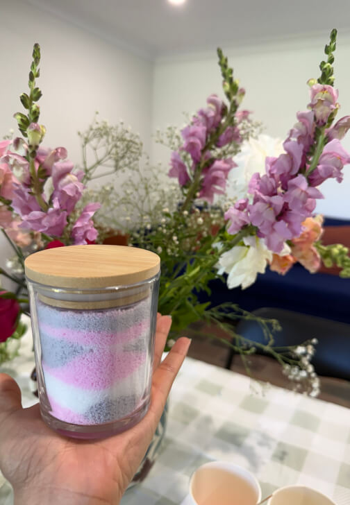 Sand Art Candle Workshop