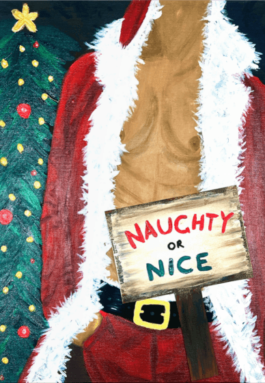 Santa After Dark Paint and Sip Workshop
