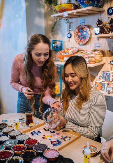 Turkish Mosaic Lamp Class in Armidale