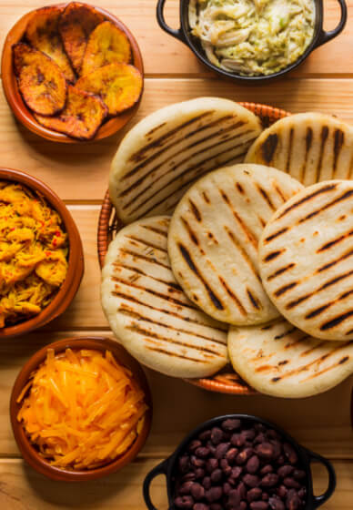 Venezuelan Arepas Cooking Class