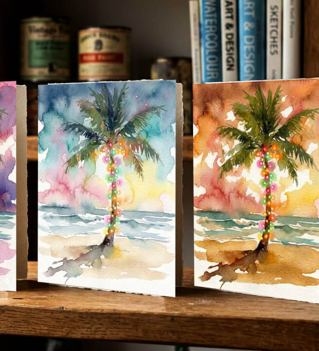 Watercolour Workshop: Paint Your Own Xmas Cards