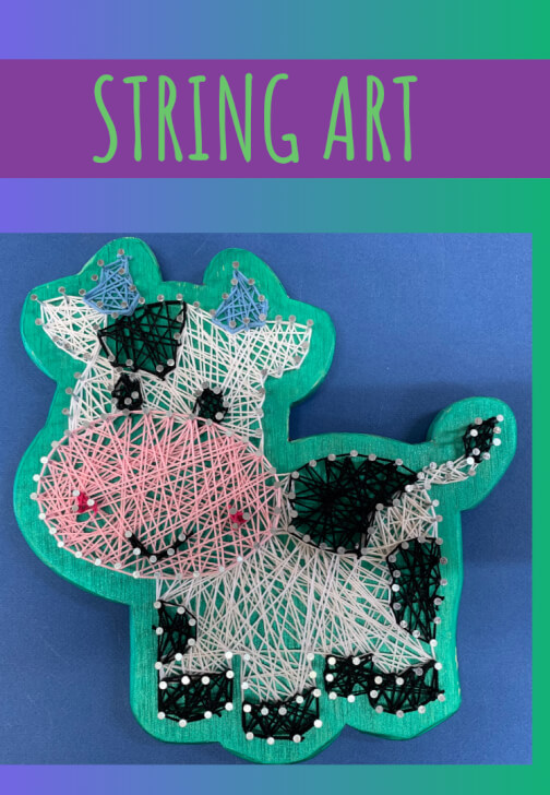 Woodworking Kit for Kids: String Art Nail Pictures