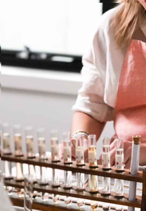 Photo from a perfume Making class in Dromana