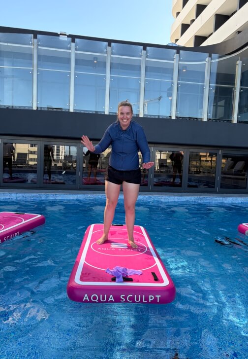 Aqua Sculpt Floating Pilates Class