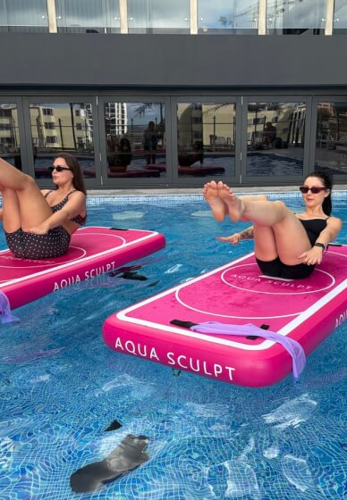 Aqua Sculpt Floating Pilates Class