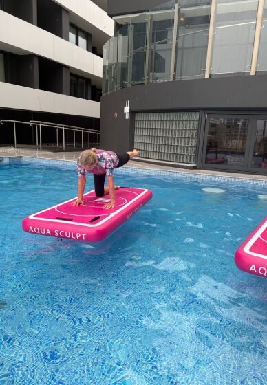 Aqua Sculpt Floating Pilates Class