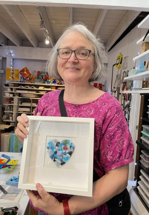 Glassblowing and Mosaic class in Richmond