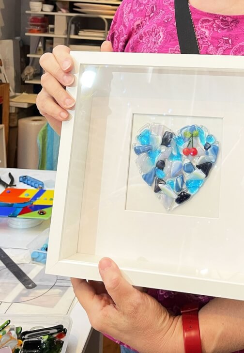 Glassblowing and Mosaic class in Richmond
