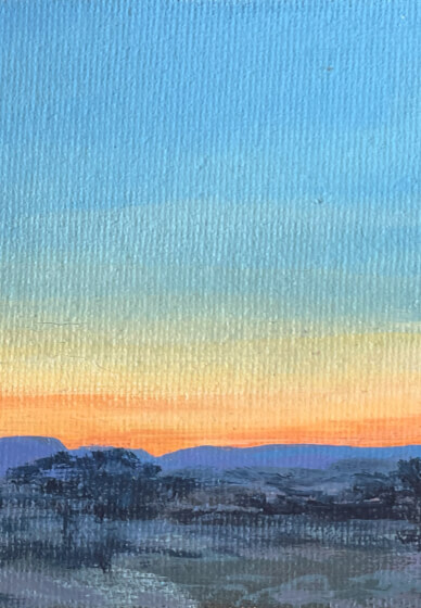 Australian Landscape Painting Class Acrylic Paint Melbourne | ClassBento