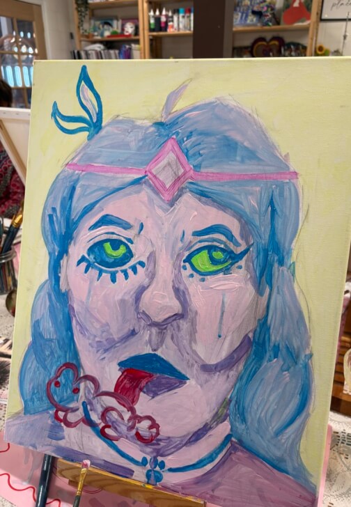 Painting class in Jimboomba