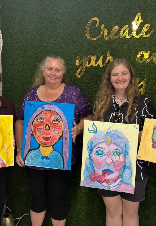 Photo from a painting class in Jimboomba