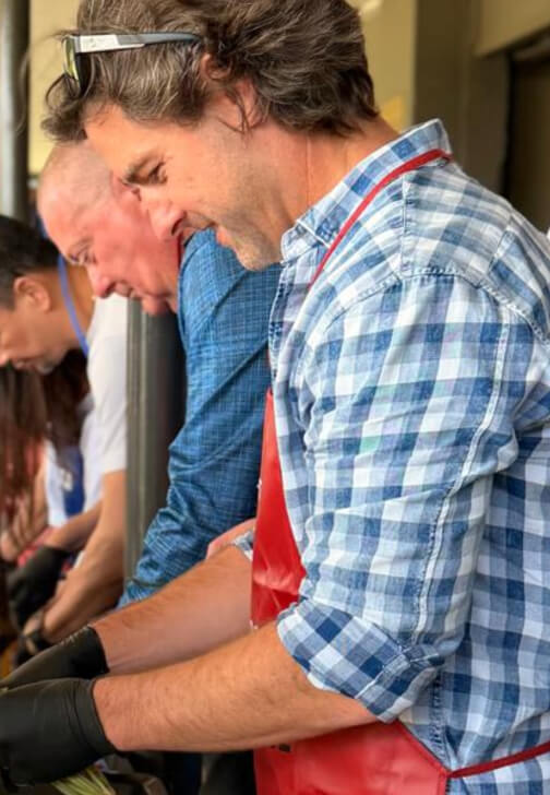 Cooking class in Centennial Park with BBQ School