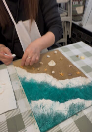 Beach Textured Painting Workshop for Beginners