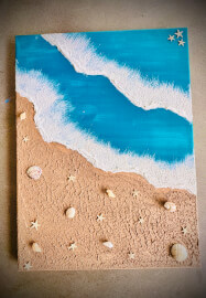 Beach Textured Painting Workshop for Beginners