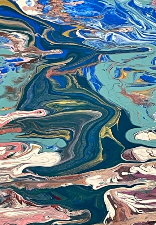 Fluid Art class in Northcote