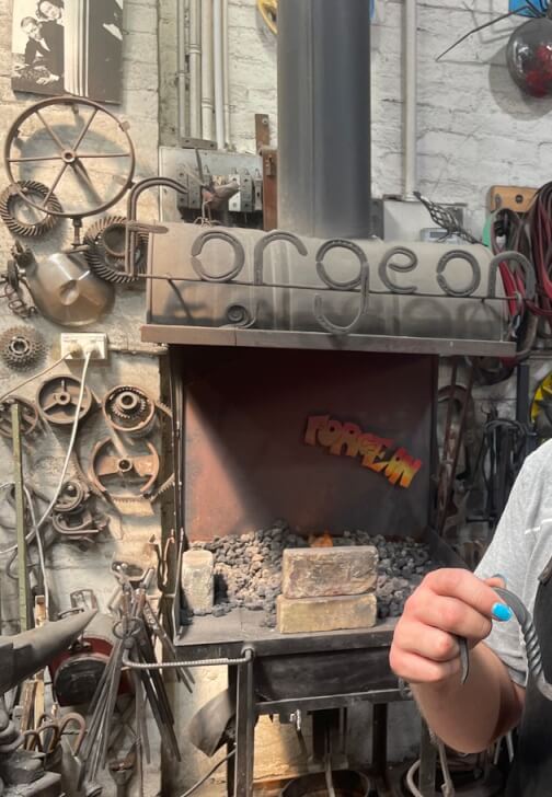 Metalwork class in Cheltenham with Forge On