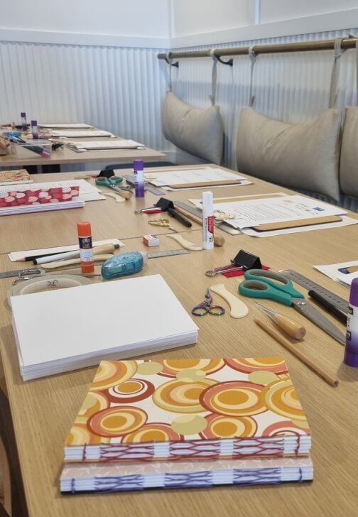 Photo from a paper Craft and Ink class in Banyo