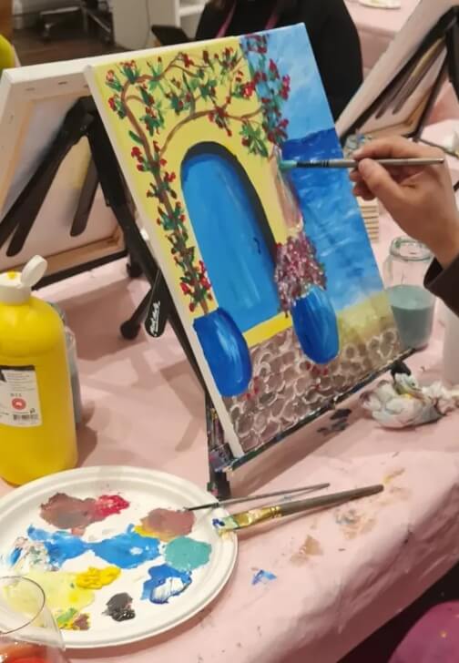Boozy Brunch Paint and Sip Class in Northcote
