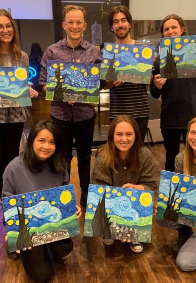 Boozy Brunch Paint and Sip Class in Northcote