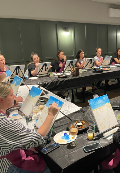 Boozy Brunch Paint and Sip Class in Northcote