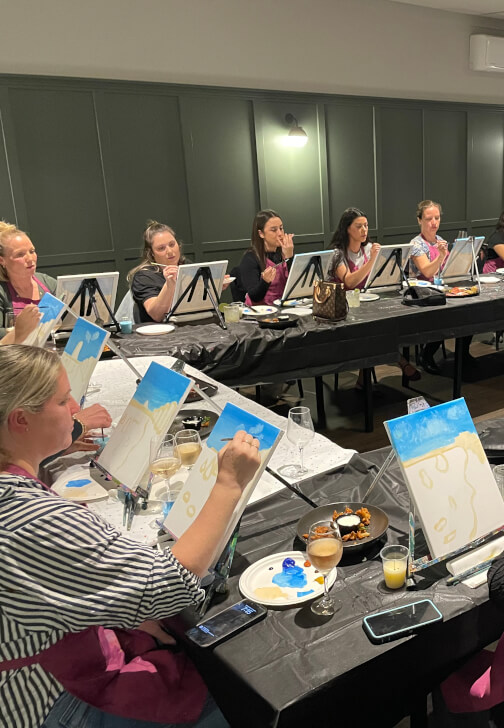 Painting class in Northcote with Paint With Me